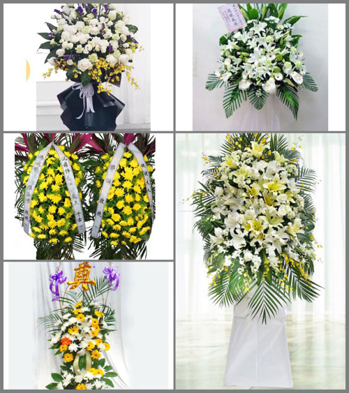 河北承德围场县克勒沟镇白事花篮预定